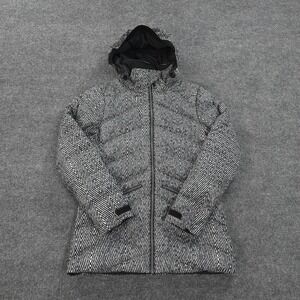 Marmot Jacket Womens S Black White 700 Fill Down Hooded Puffer Parka Outdoors
